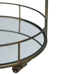 Dunelm Pimlico Antique Brass Drinks Trolley 7 Dunelm Pimlico Antique Brass Drinks Trolley -The Furniture Store 1000081972 alt03