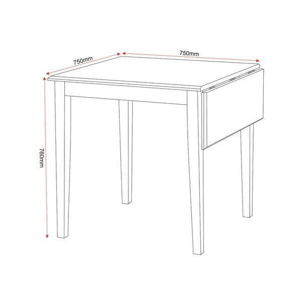 Seconique Vienna Flip Top Dining Table Set 3 Seconique Vienna Flip Top Dining Table Set - Image 3