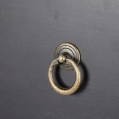 Dunelm Hanna 2 Drawer & 1 Door Chest, Black -The Furniture Store 1000106945 alt04