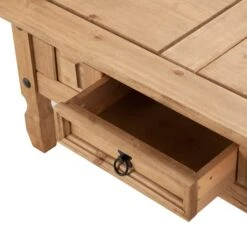 Seconique Corona Pine Coffee Table With Drawer -The Furniture Store 1000108046 alt02