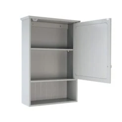 Lloyd Pascal Rimini Grey Mirror Cabinet -The Furniture Store 1000114250 alt02