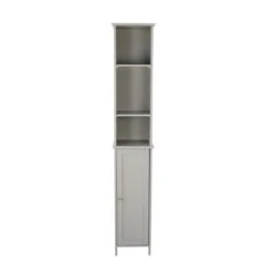 Lloyd Pascal Rimini Grey Tall Cabinet -The Furniture Store 1000114251 alt02