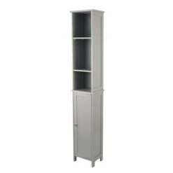 Lloyd Pascal Rimini Grey Tall Cabinet -The Furniture Store 1000114251 alt03