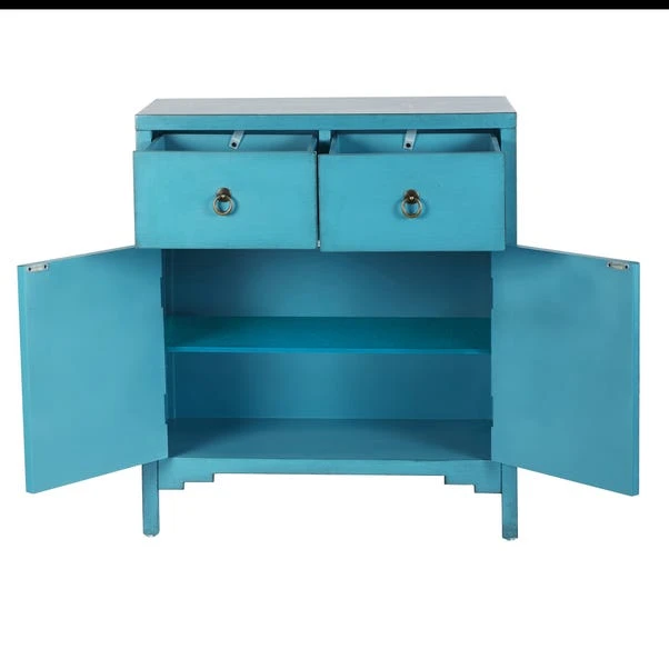 Dunelm Hanna Teal Chest 3 Dunelm Hanna Teal Chest - Image 3