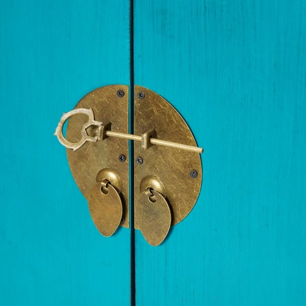 Dunelm Hanna Teal Chest 6 Dunelm Hanna Teal Chest - Image 6