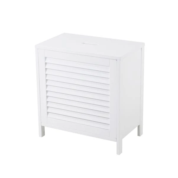 Lloyd Pascal White Tuscany Laundry Hamper 2 Lloyd Pascal White Tuscany Laundry Hamper - Image 2