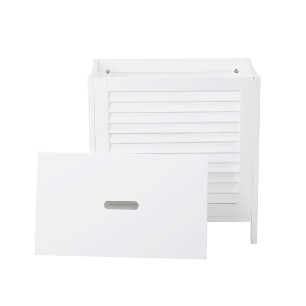 Lloyd Pascal White Tuscany Laundry Hamper 3 Lloyd Pascal White Tuscany Laundry Hamper - Image 3