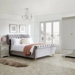 Dunelm Charlotte 4 Drawer Chest, Ivory -The Furniture Store 1000133554 alt02