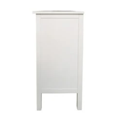Dunelm Samira 1 Door & 1 Drawer Chest, White -The Furniture Store 1000133599 alt03