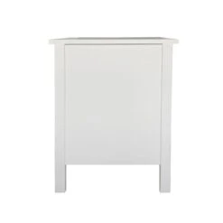 Dunelm Samira 1 Door & 1 Drawer Chest, White -The Furniture Store 1000133599 alt04