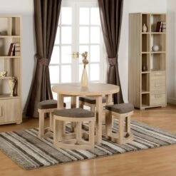 Seconique Cambourne Stowaway Dining Set -The Furniture Store 1000141231 alt04