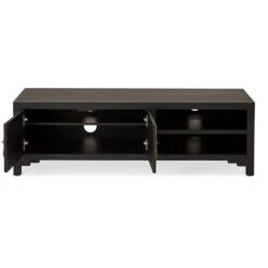 Dunelm Hanna Black Wide TV Stand -The Furniture Store 1000146593 alt02