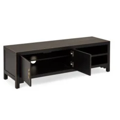 Dunelm Hanna Black Wide TV Stand -The Furniture Store 1000146593 alt03