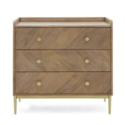 Dunelm Rumi 3 Drawer Chest, Mango Wood -The Furniture Store 1000146631 alt02
