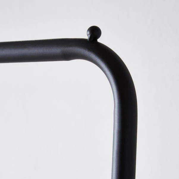 Dunelm Metal Black Clothes Rail 2 Dunelm Metal Black Clothes Rail - Image 2