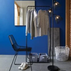 Dunelm Metal Black Clothes Rail 7 Dunelm Metal Black Clothes Rail -The Furniture Store 1000147159 alt03