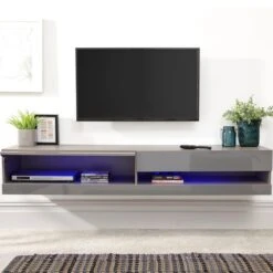 GFW Galicia 150cm LED Wall TV Unit -The Furniture Store 1000156241 alt06