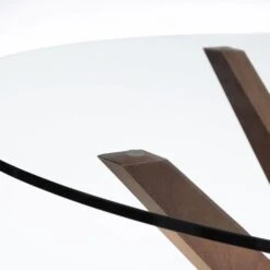 Julian Bowen Chelsea Round Glass Table -The Furniture Store 1000157378 alt02