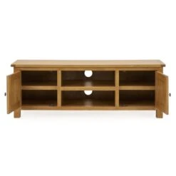 Dunelm Bromley Wide TV Unit Oak -The Furniture Store 1000157737 alt02