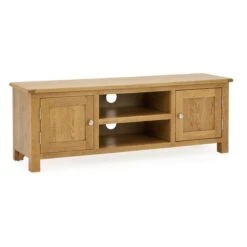 Dunelm Bromley Wide TV Unit Oak -The Furniture Store 1000157737 alt03