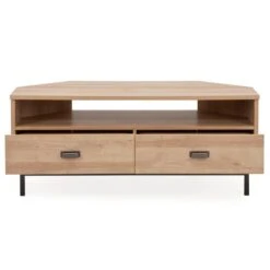 Dunelm Fulton Oak Effect Corner TV Stand -The Furniture Store 1000157783 alt02