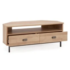 Dunelm Fulton Oak Effect Corner TV Stand -The Furniture Store 1000157783 alt04