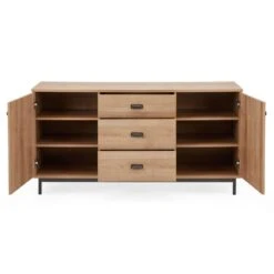 Dunelm Fulton Oak Effect Large Sideboard 8 Dunelm Fulton Oak Effect Large Sideboard -The Furniture Store 1000157788 alt02
