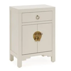 Dunelm Hanna Small 1 Drawer & 1 Door Chest, Oyster Grey 8 Dunelm Hanna Small 1 Drawer & 1 Door Chest, Oyster Grey -The Furniture Store 1000157791 alt02