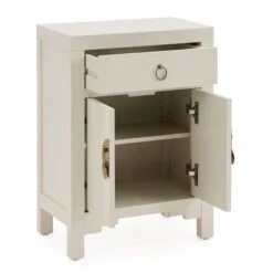 Dunelm Hanna Small 1 Drawer & 1 Door Chest, Oyster Grey 10 Dunelm Hanna Small 1 Drawer & 1 Door Chest, Oyster Grey -The Furniture Store 1000157791 alt04