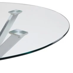 Dunelm Lumia Glass Round Table -The Furniture Store 1000157901 alt04