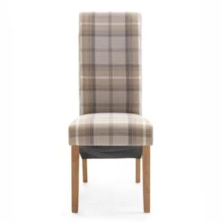 Dunelm Chester Set Of 2 Dining Chairs Natural Woven Check 9 Dunelm Chester Set Of 2 Dining Chairs Natural Woven Check -The Furniture Store 1000157944 alt02