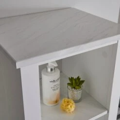 Lloyd Pascal Marble Effect Tall Cabinet 11 Lloyd Pascal Marble Effect Tall Cabinet -The Furniture Store 1000160242 alt05