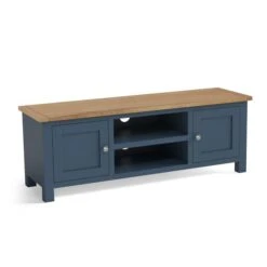 Dunelm Bromley Blue Wide TV Stand -The Furniture Store 1000162404 alt02