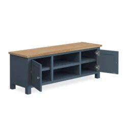 Dunelm Bromley Blue Wide TV Stand -The Furniture Store 1000162404 alt03