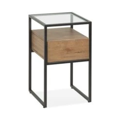 Dunelm Dillon Side Table Oak 8 Dunelm Dillon Side Table Oak -The Furniture Store 1000162426 alt02