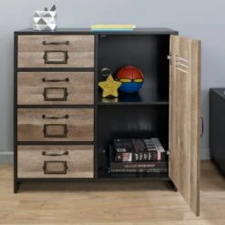 Lloyd Pascal Black 4 Drawer Unit 8 Lloyd Pascal Black 4 Drawer Unit -The Furniture Store 1000166503 alt03