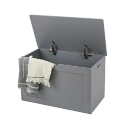 Lloyd Pascal Grey Shaker Blanket Box -The Furniture Store 1000166510 alt02