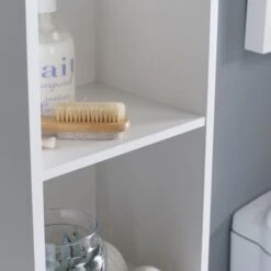 Lloyd Pascal White Wave Tall Cabinet 9 Lloyd Pascal White Wave Tall Cabinet -The Furniture Store 1000169005 alt03