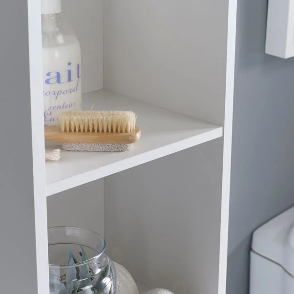 Lloyd Pascal White Wave Tall Cabinet 4 Lloyd Pascal White Wave Tall Cabinet - Image 4