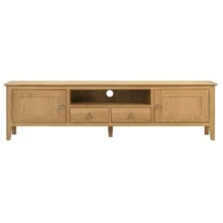 Julian Bowen Cotswold Widescreen TV Unit -The Furniture Store 1000169298 alt02