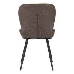 Seconique Quebec Set Of 4 Dining Chairs Brown PU Leather 10 Seconique Quebec Set Of 4 Dining Chairs Brown PU Leather -The Furniture Store 1000169720 alt04