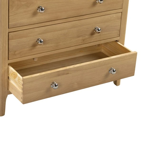 Julian Bowen Cotswold 6 Drawer Chest, Oak 2 Julian Bowen Cotswold 6 Drawer Chest, Oak - Image 2
