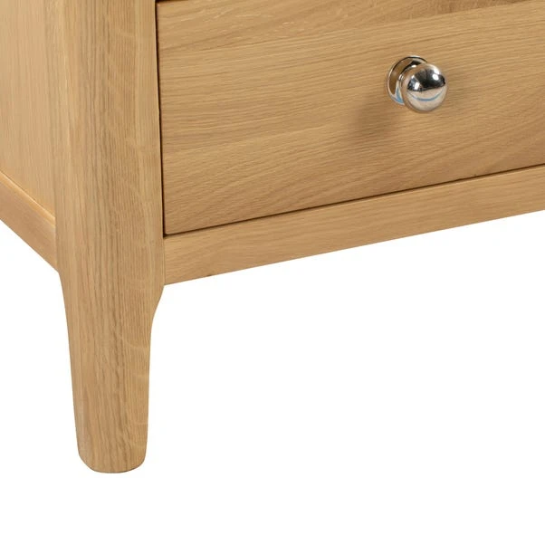 Julian Bowen Cotswold 6 Drawer Chest, Oak 4 Julian Bowen Cotswold 6 Drawer Chest, Oak - Image 4