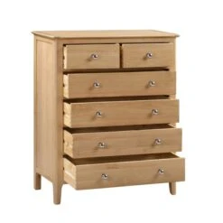 Julian Bowen Cotswold 6 Drawer Chest, Oak 9 Julian Bowen Cotswold 6 Drawer Chest, Oak -The Furniture Store 1000169820 alt04