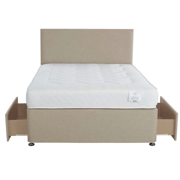 Dunelm Comfort Divan Bed With Mattress 4 Dunelm Comfort Divan Bed With Mattress - Image 4