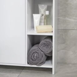 Lloyd Pascal Jaxon White Console Unit With Open Shelves -The Furniture Store 1000182102 alt02