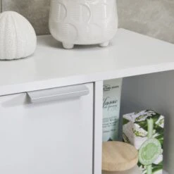 Lloyd Pascal Jaxon White Console Unit With Open Shelves -The Furniture Store 1000182102 alt03