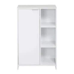 Lloyd Pascal Jaxon White Console Unit With Open Shelves -The Furniture Store 1000182102 alt04