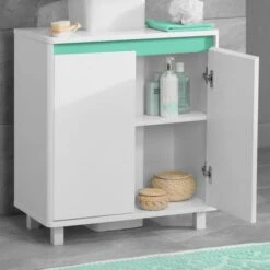 Lloyd Pascal Vienna White Under Sink Unit With Reversible 4 In 1 Colour Bar -The Furniture Store 1000182107 alt02
