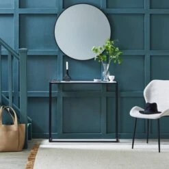 Dunelm Sullivan Black Slim Console Radiator Cover -The Furniture Store 1000182192 alt01